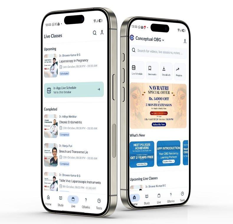 Conceptual OBG App Preview